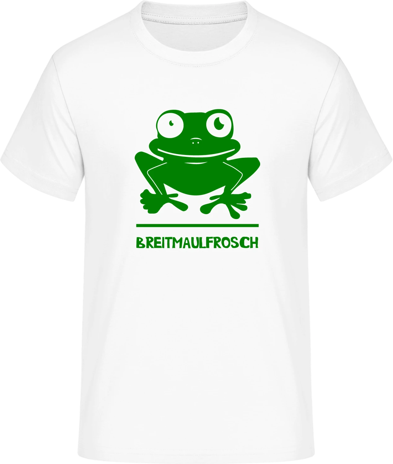 Breitmaulfrosch - Front_Weiß