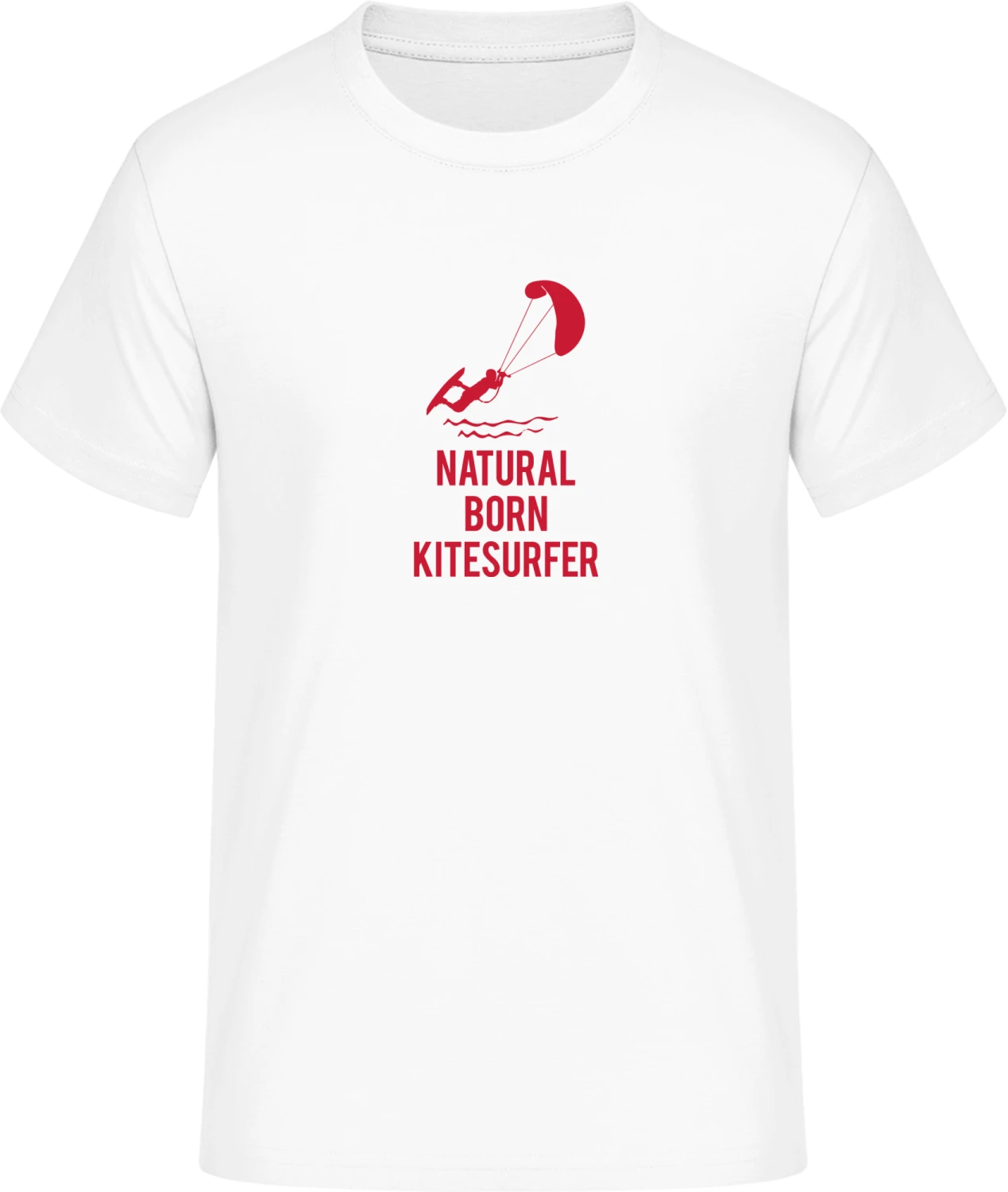 Natural Born Kitesurfer - Front_Weiß