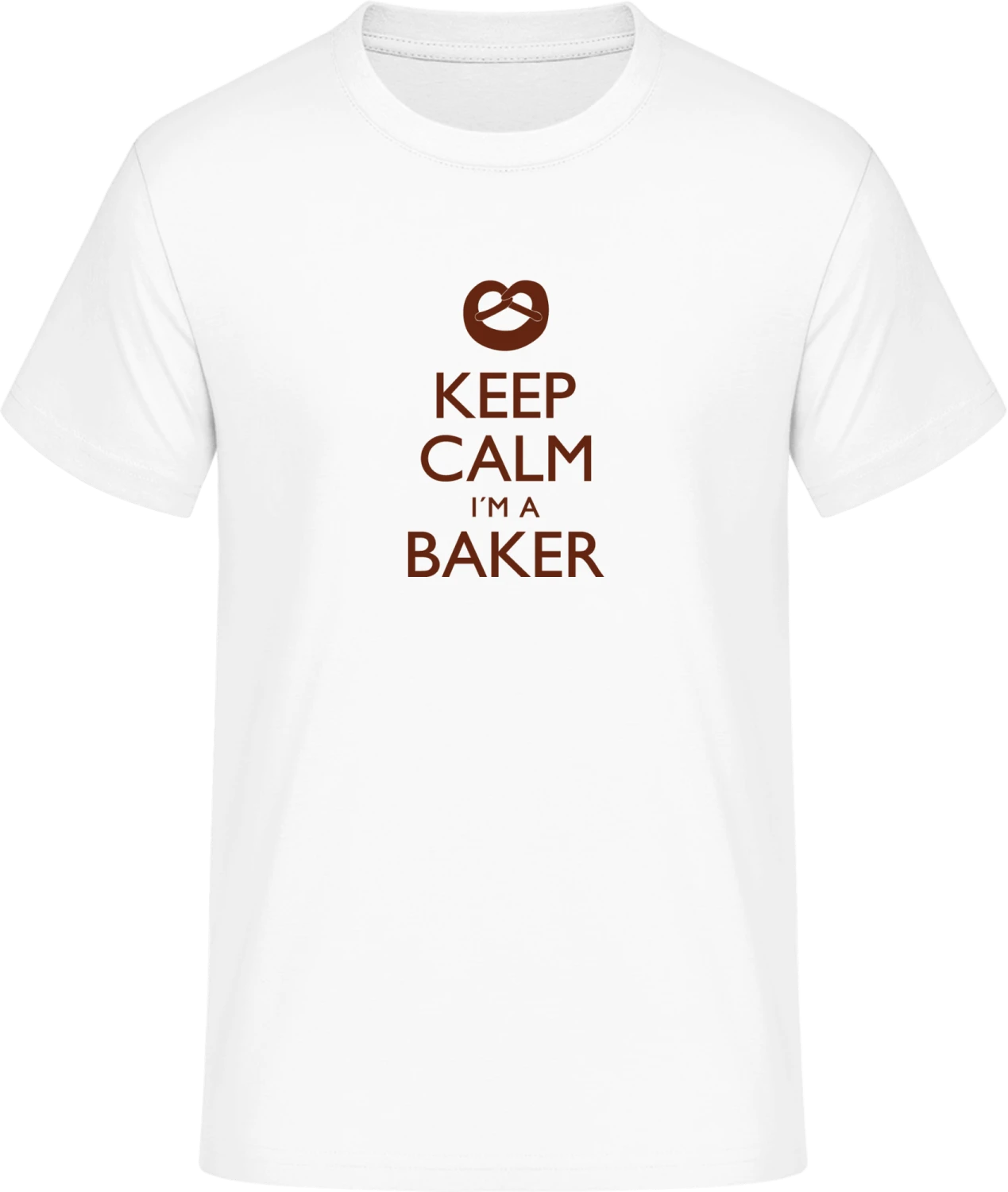 Keep Calm I'm A Baker - Front_Weiß