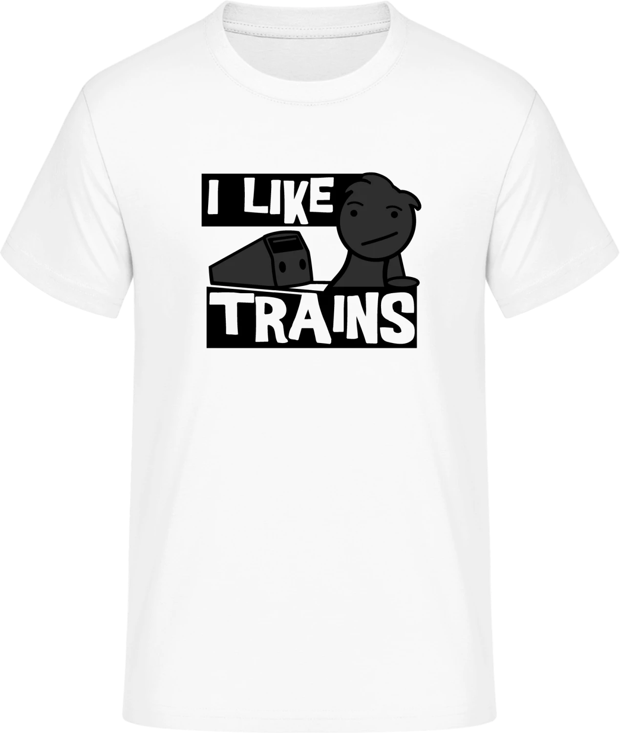 I Like Trains - Front_Weiß