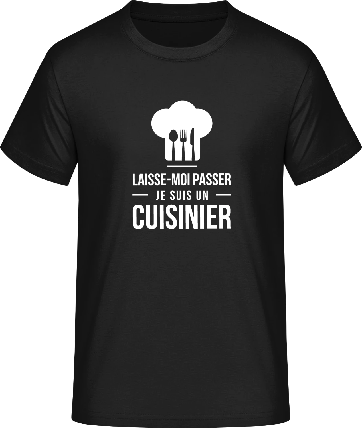 Je suis un cuisinier - Front_Schwarz
