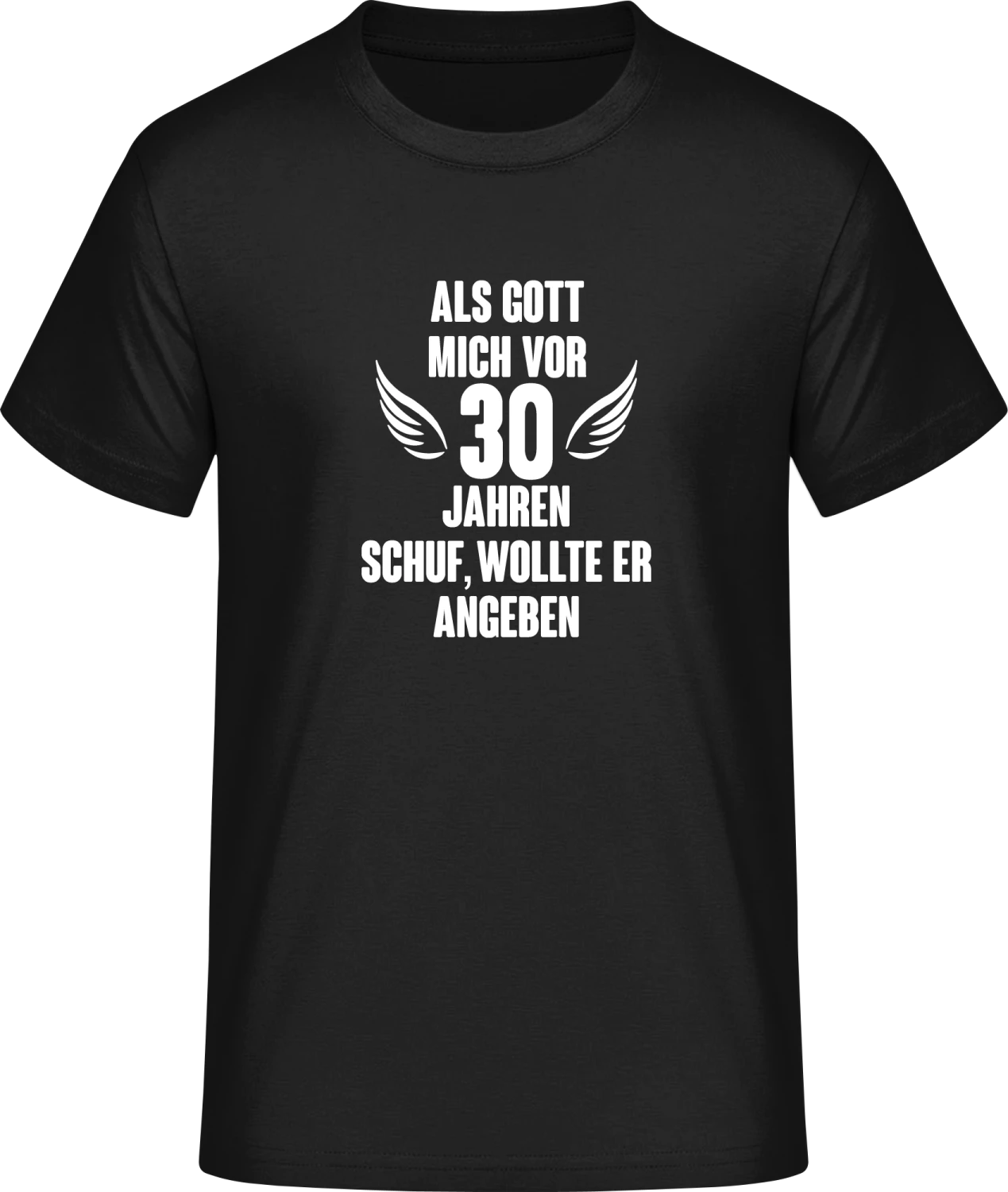 Als Gott mich vor 30 Jahren schuf - Front_Schwarz