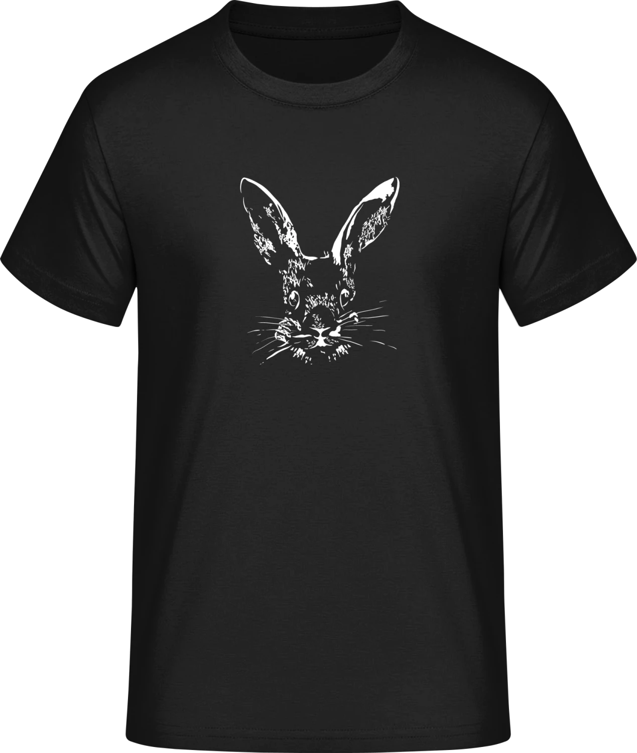 Rabbit Face - Front_Schwarz
