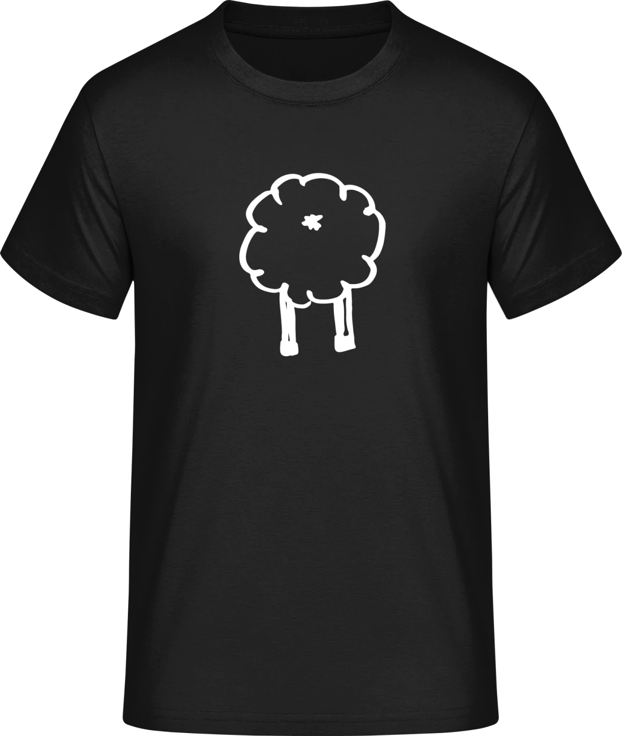 Sheep From Behind - Front_Schwarz