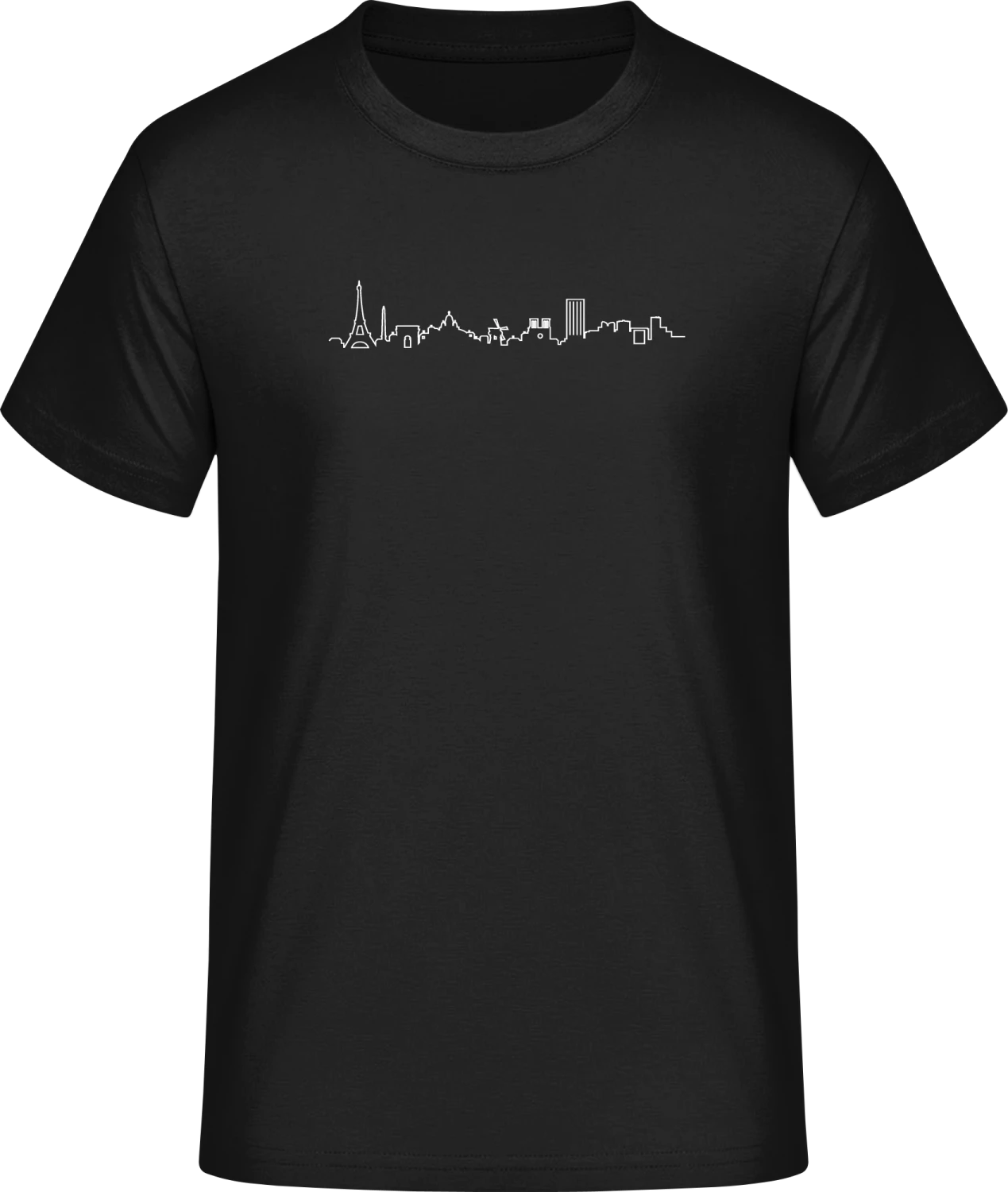 Paris Skyline - Front_Schwarz