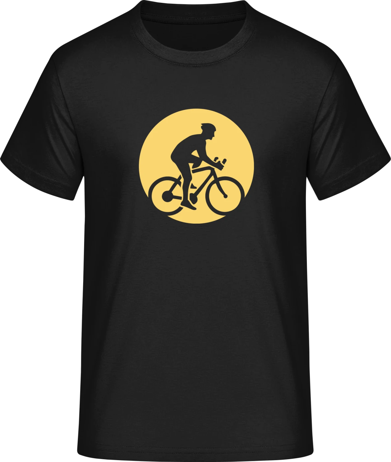 Bicycle Biker In The Moon - Front_Schwarz