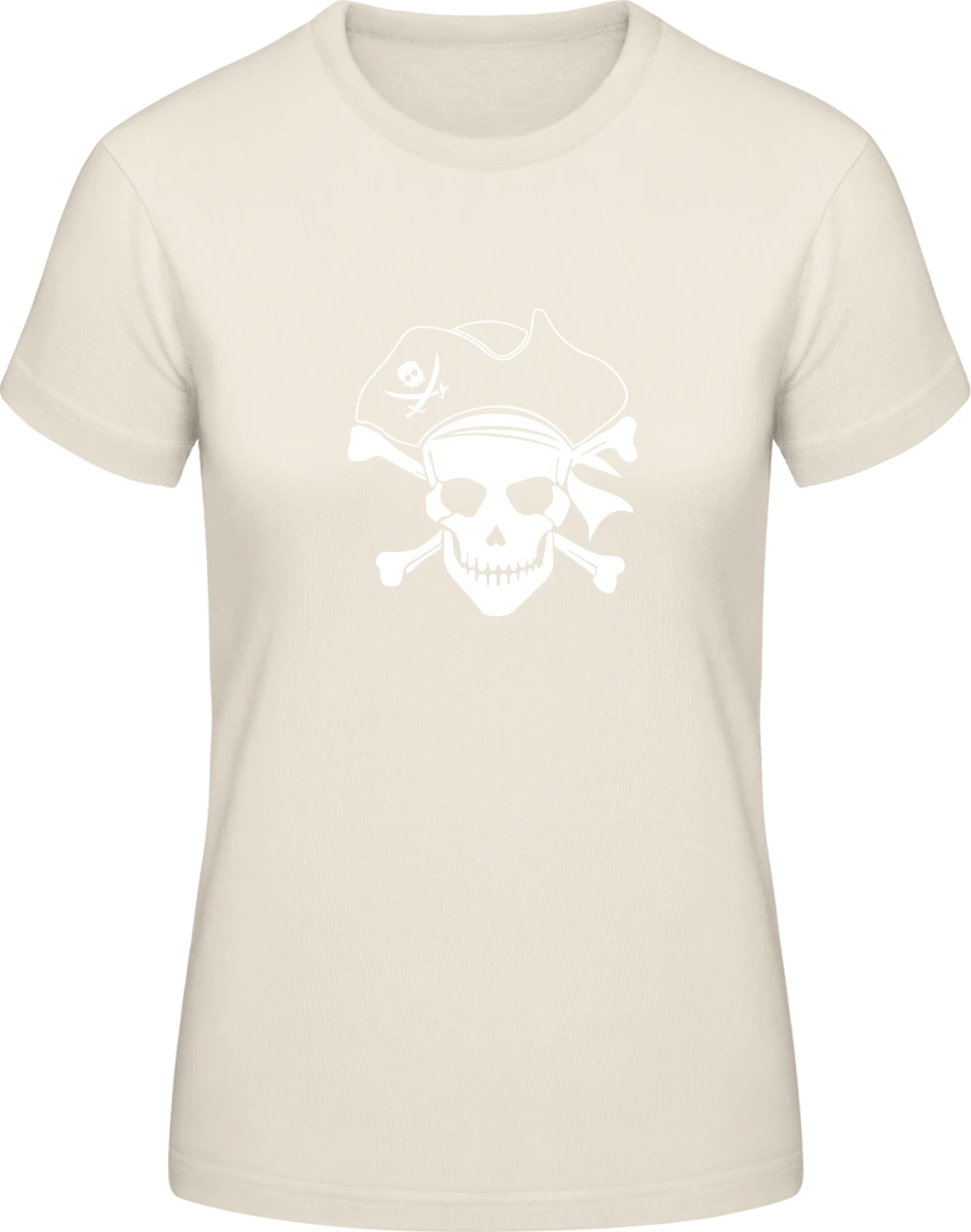 Pirate Skull With Hat - Front_Natural