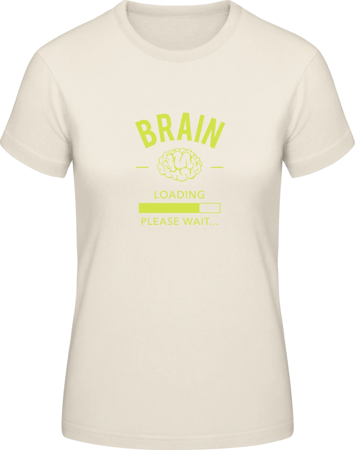 Brain loading please wait - Front_Natural