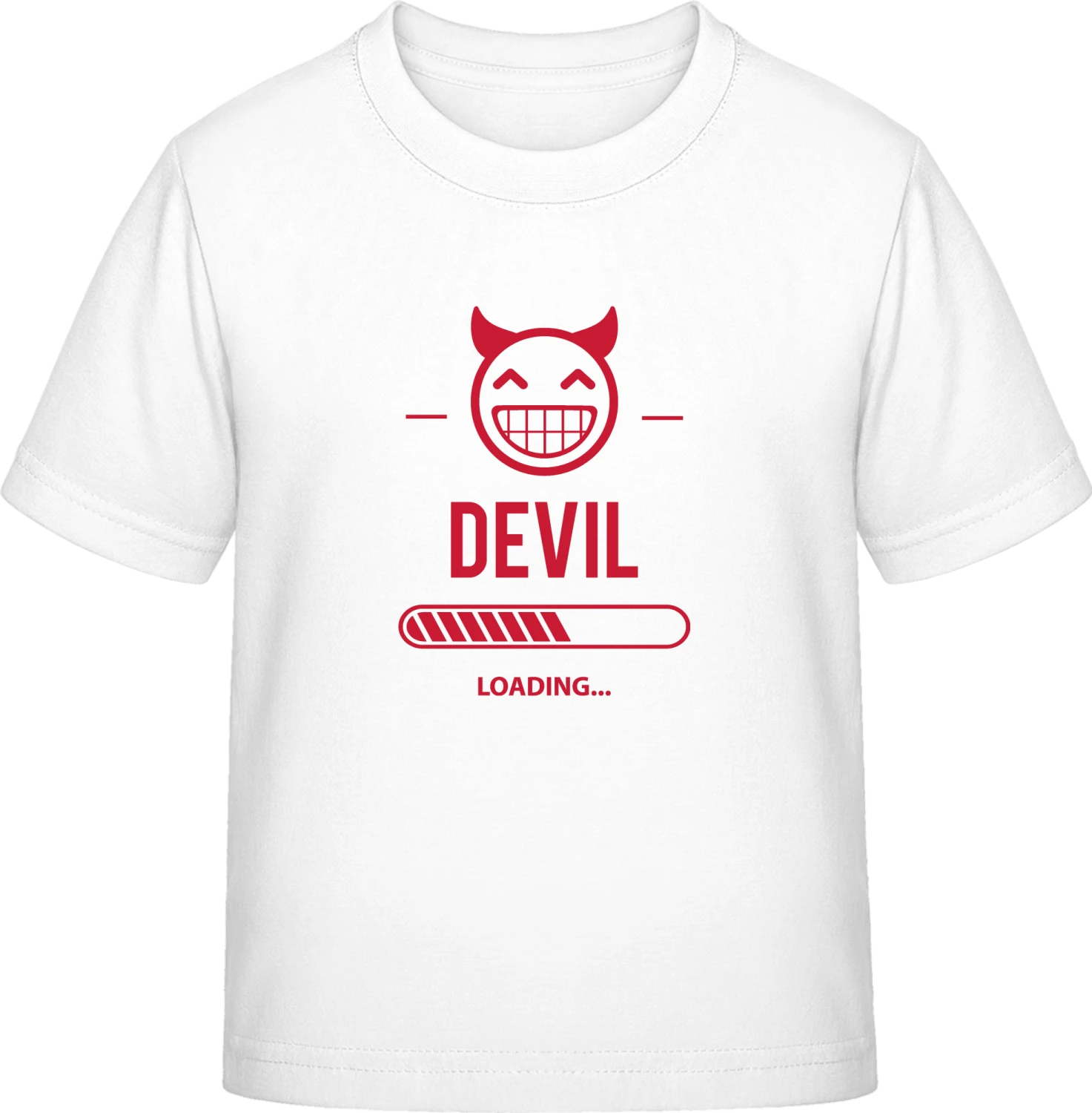 Devil Loading - White Exact 190 Kids - Front
