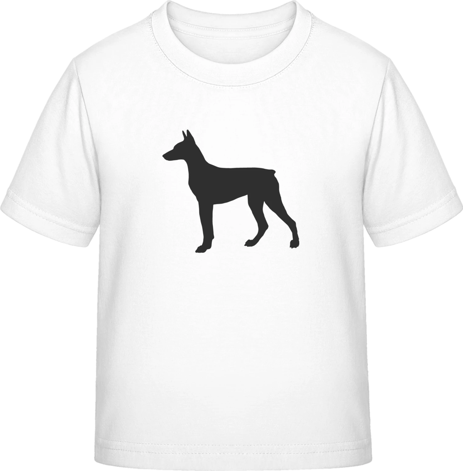 Doberman - White Exact 190 Kids - Front