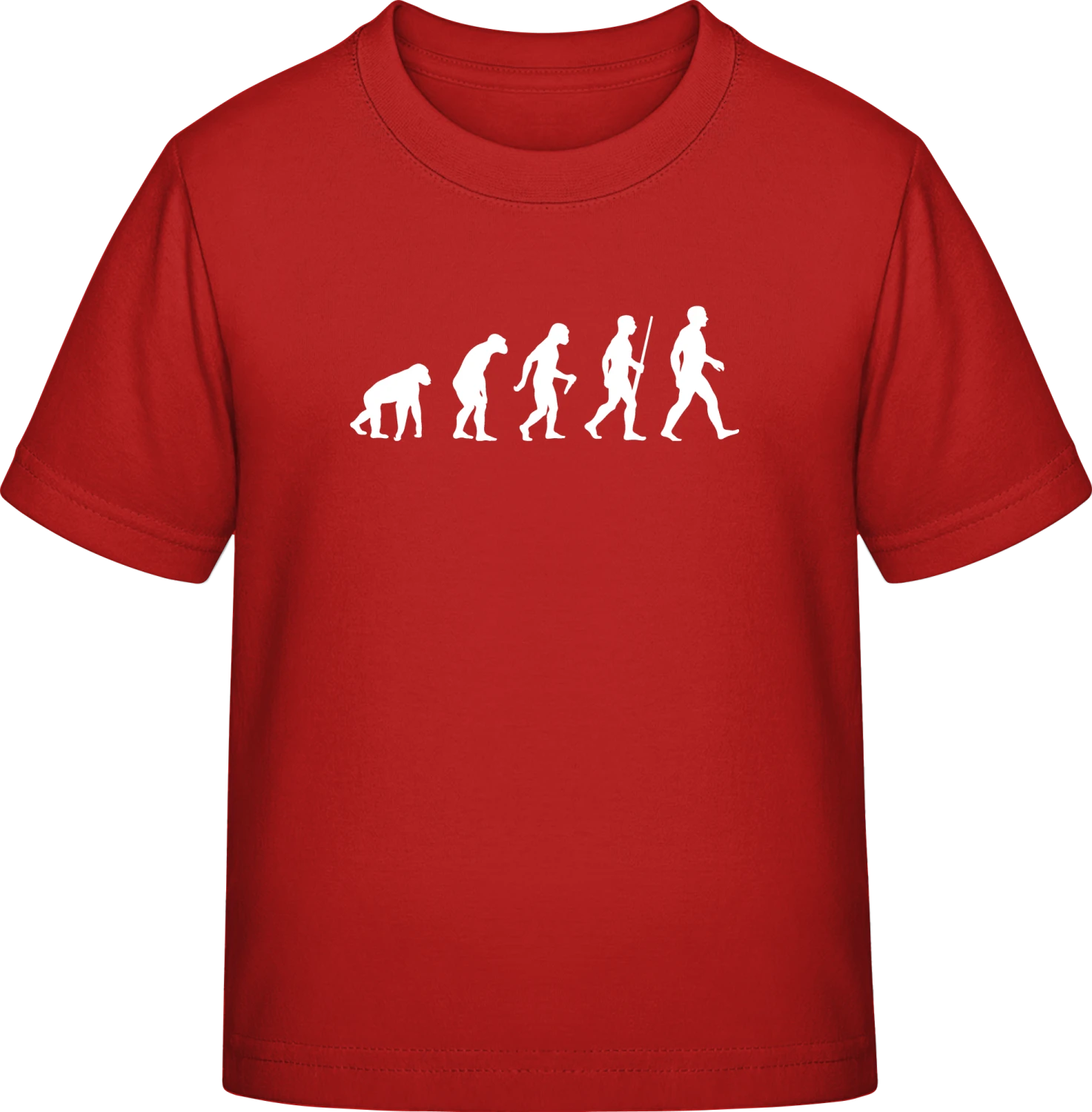 Darwin Evolution Theory - Red Exact 190 Kids - Front