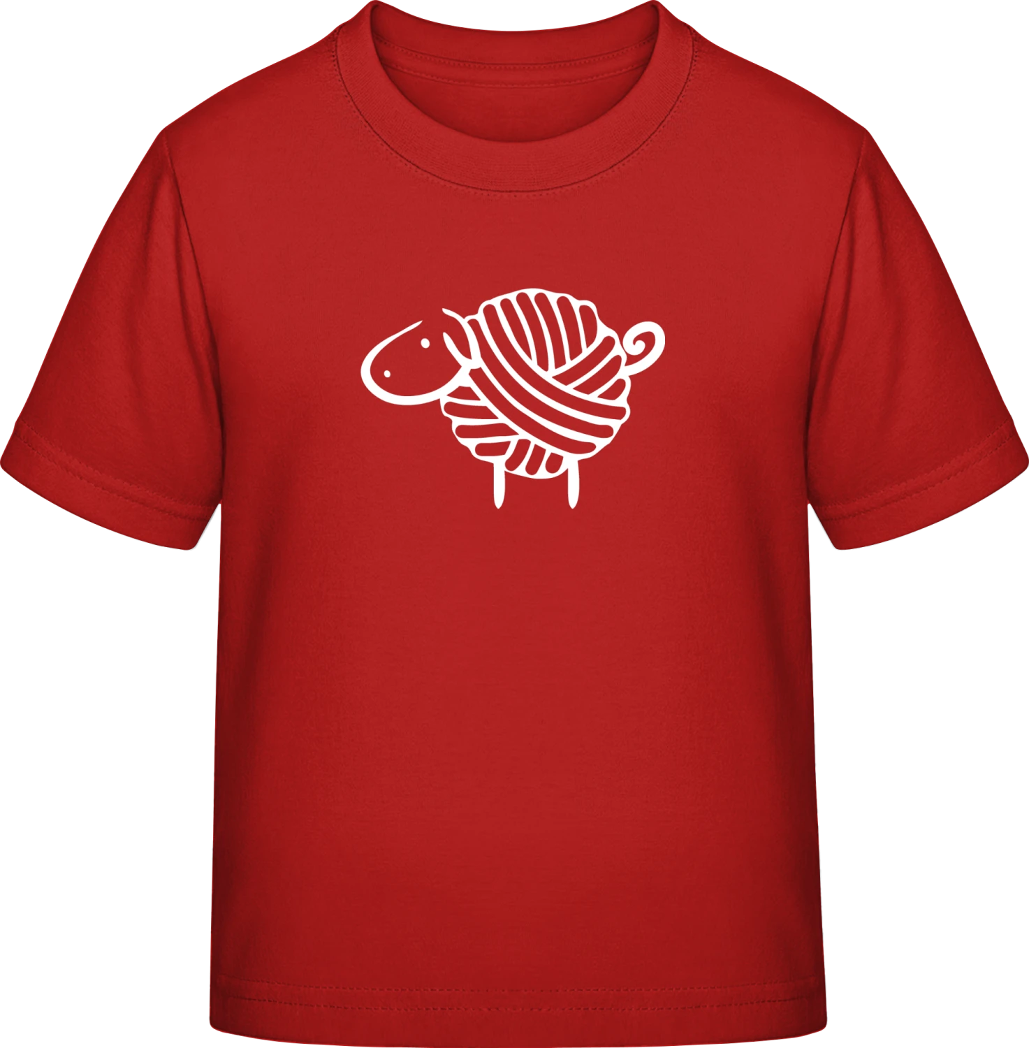 Wool Sheep - Red Exact 190 Kids - Front