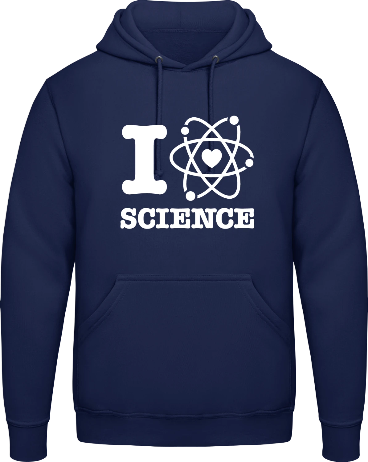 I Love Science - Front_Oxford navy