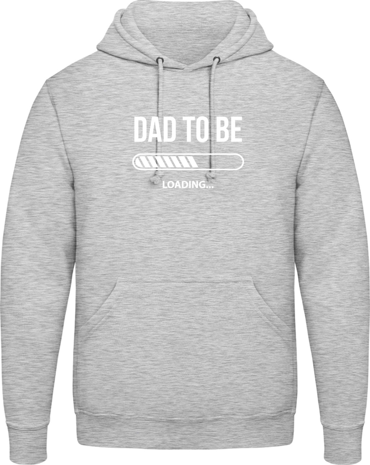 Dad To Be Loading - Front_Heather Grey