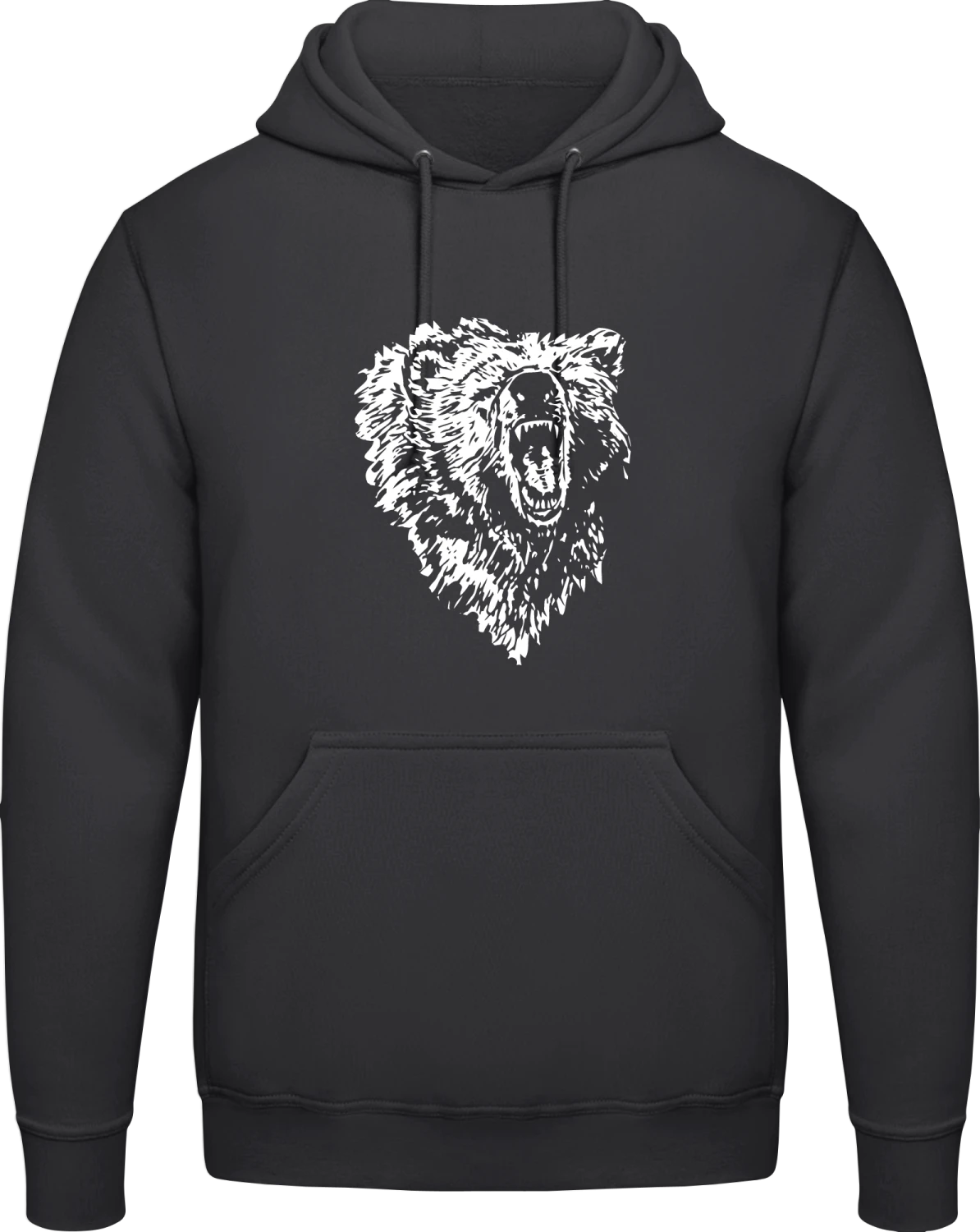 Bear Head Effect - Front_Jet Black