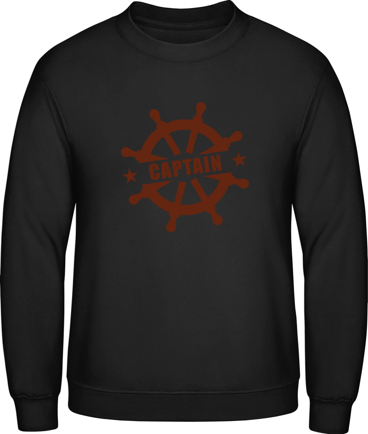 Ship Captain - Black AWDis sweatshirt Men - Front