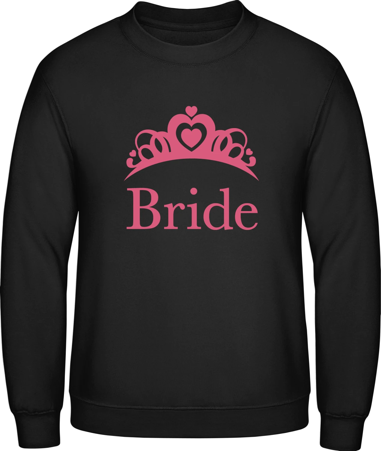 Bride Princess - Black AWDis sweatshirt Men - Front