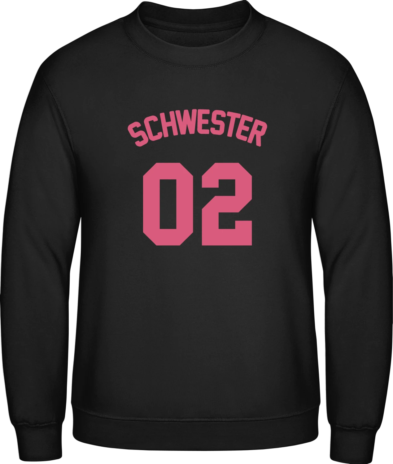 Schwester 02 - Black AWDis sweatshirt Men - Front