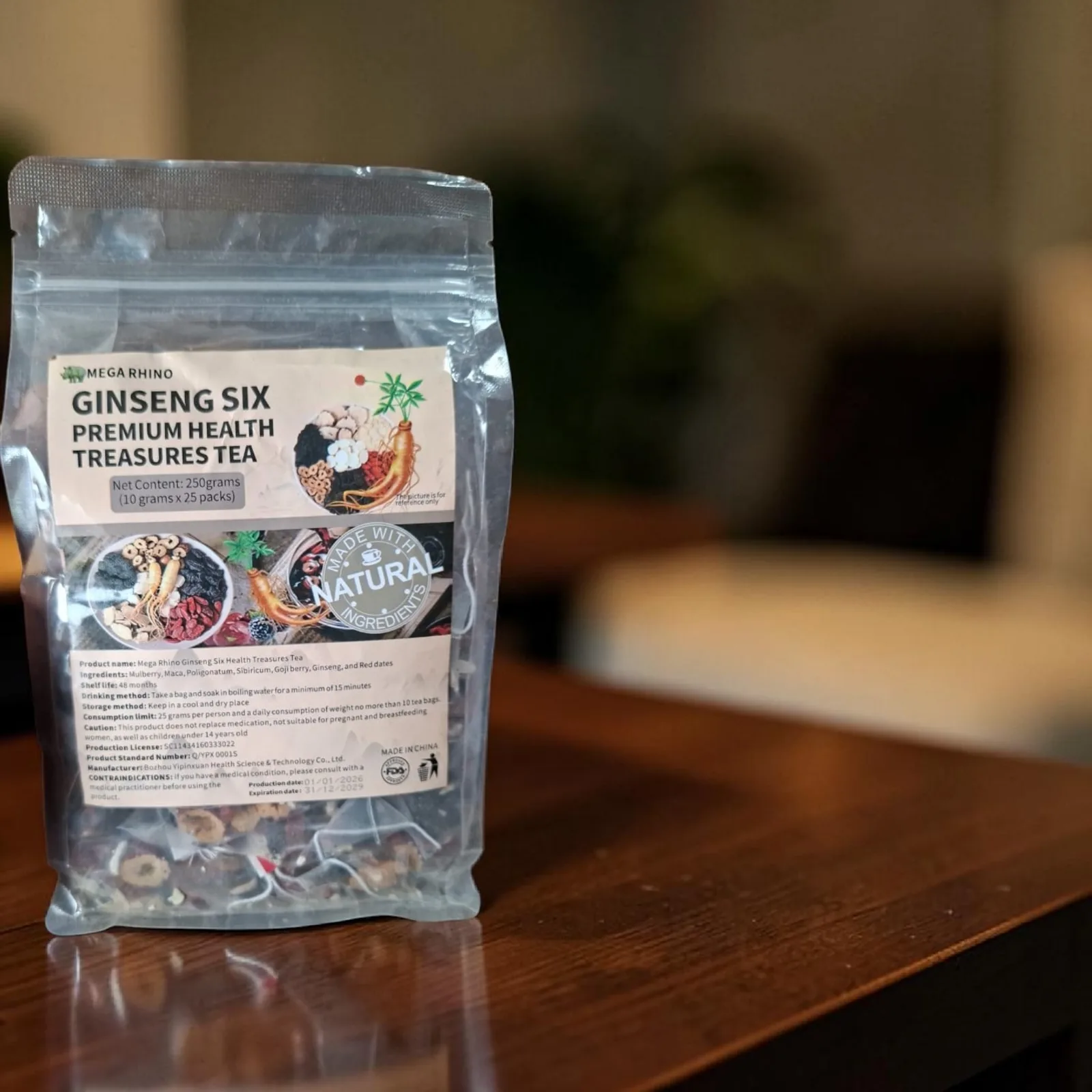 Ginseng Six Treasure Premium Tea