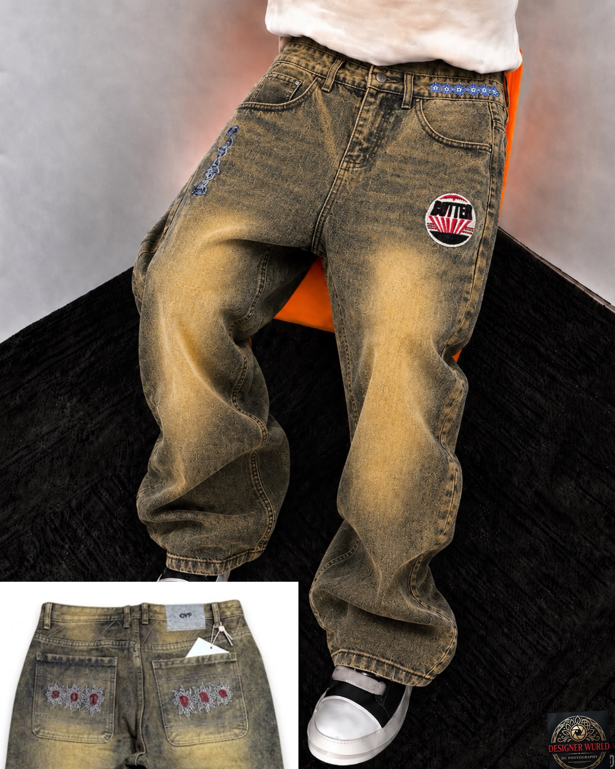 Menβs Premium Baggy Jeans π