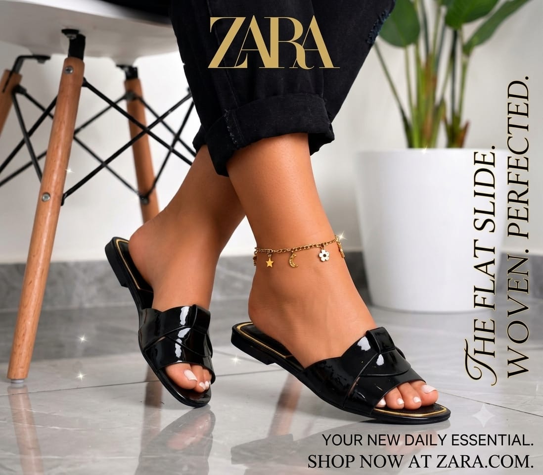 Ladies palm slippers