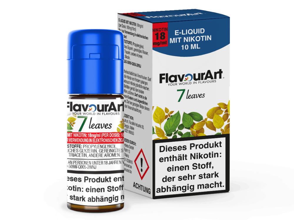 FlavourArt - 7 Leaves E-Zigaretten Liquid 18 mg/ml