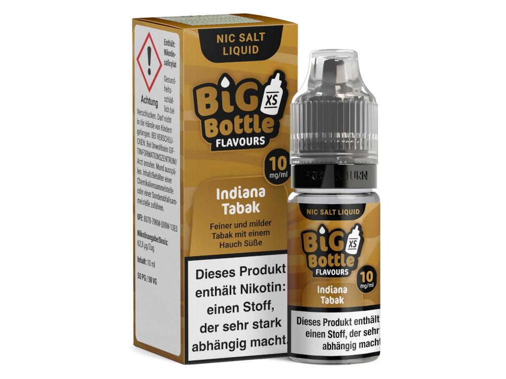 Big Bottle - Indiana Tabak - Nikotinsalz Liquid 10 mg/ml