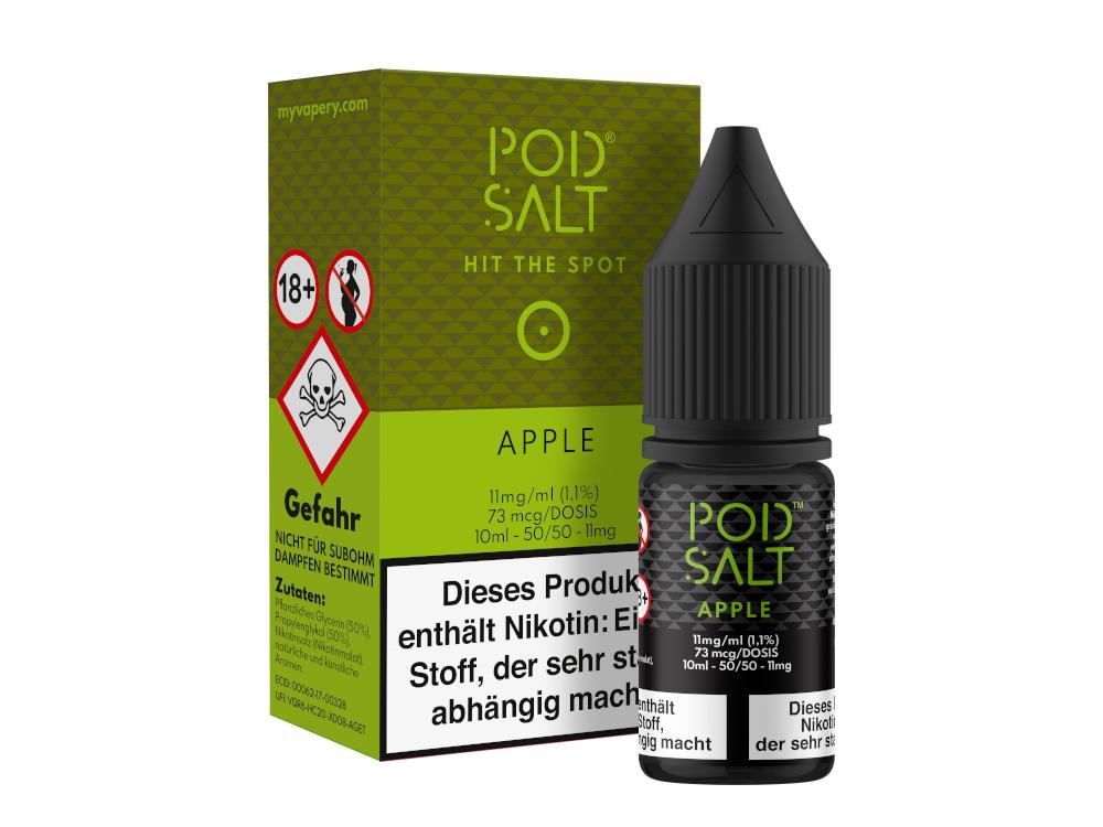 Pod Salt - Apple - Nikotinsalz Liquid 11 mg/ml