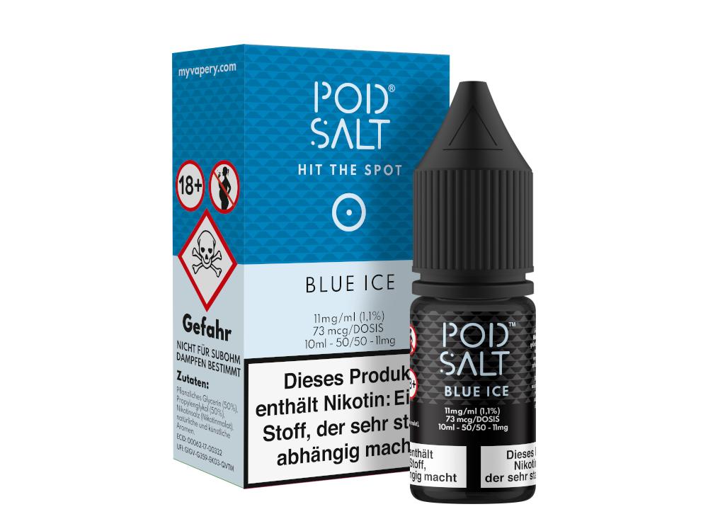 Pod Salt - Blue Ice - Nikotinsalz Liquid 11 mg/ml