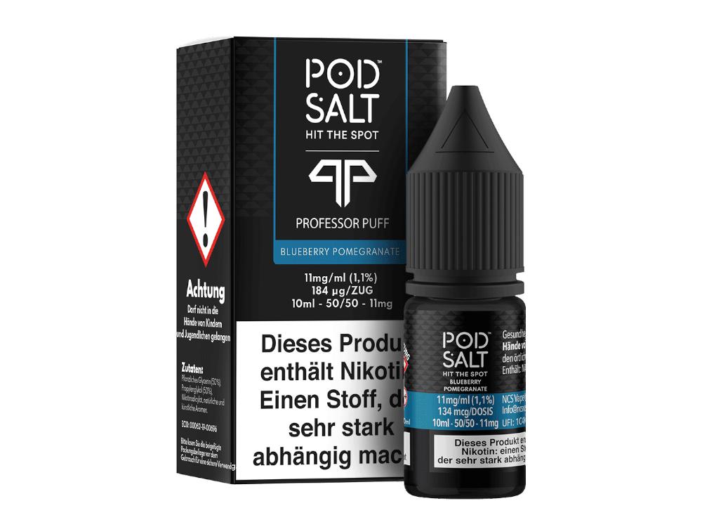 Pod Salt Fusion - Blueberry Pomegranate - Nikotinsalz Liquid 11 mg/ml