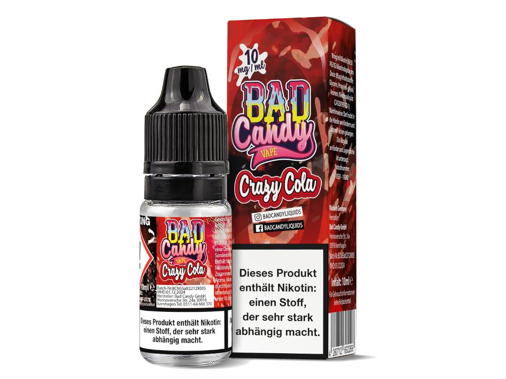 Bad Candy Liquids - Crazy Cola - Nikotinsalz Liquid 10 mg/ml