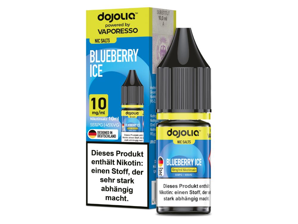 Vaporesso - Dojoliq - Blueberry Ice - Nikotinsalz Liquid 10 mg/ml