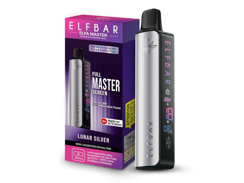 Elfbar - Elfa Master Akku 850 mAh Lunar Silver