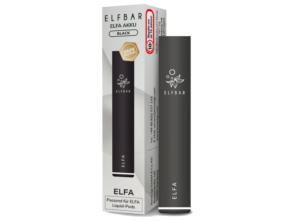 Elfbar - Elfa Akku 500 mAh schwarz