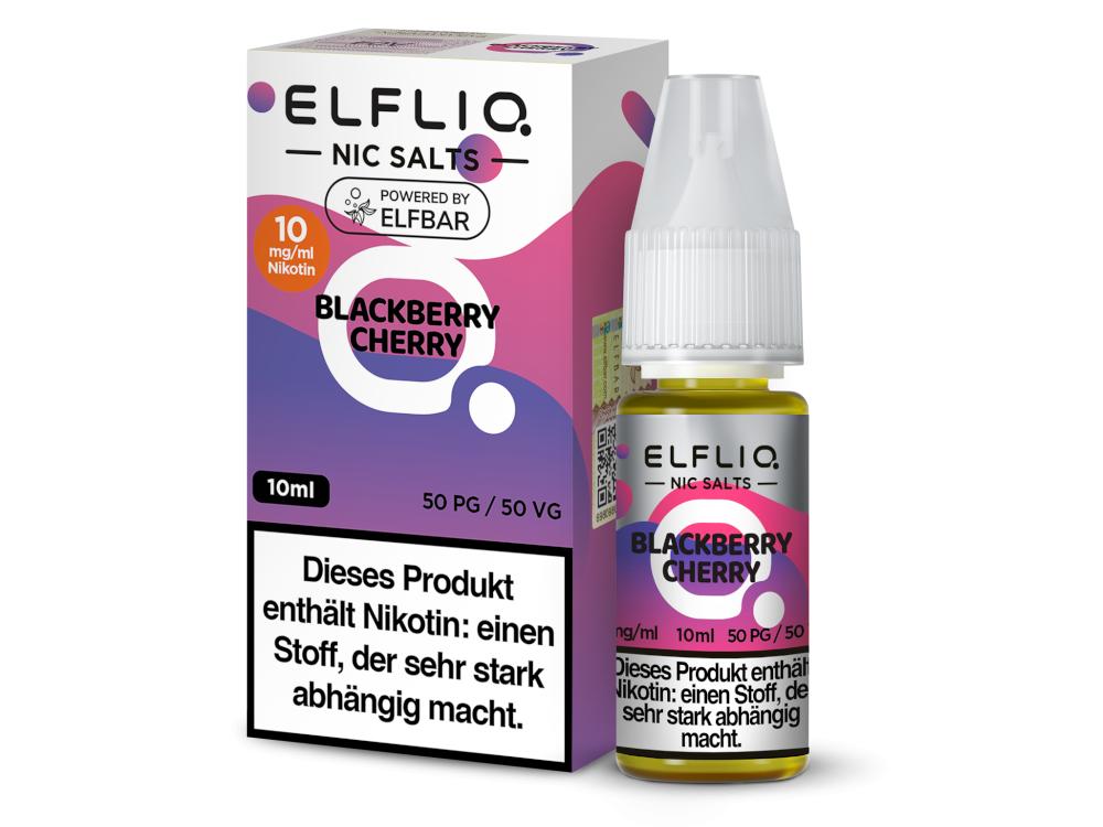 ELFLIQ - Blackberry Cherry - Nikotinsalz Liquid 10 mg/ml