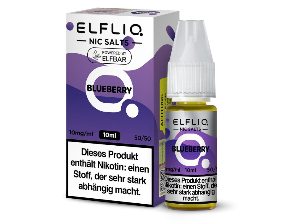 ELFLIQ - Blueberry - Nikotinsalz Liquid 10 mg/ml