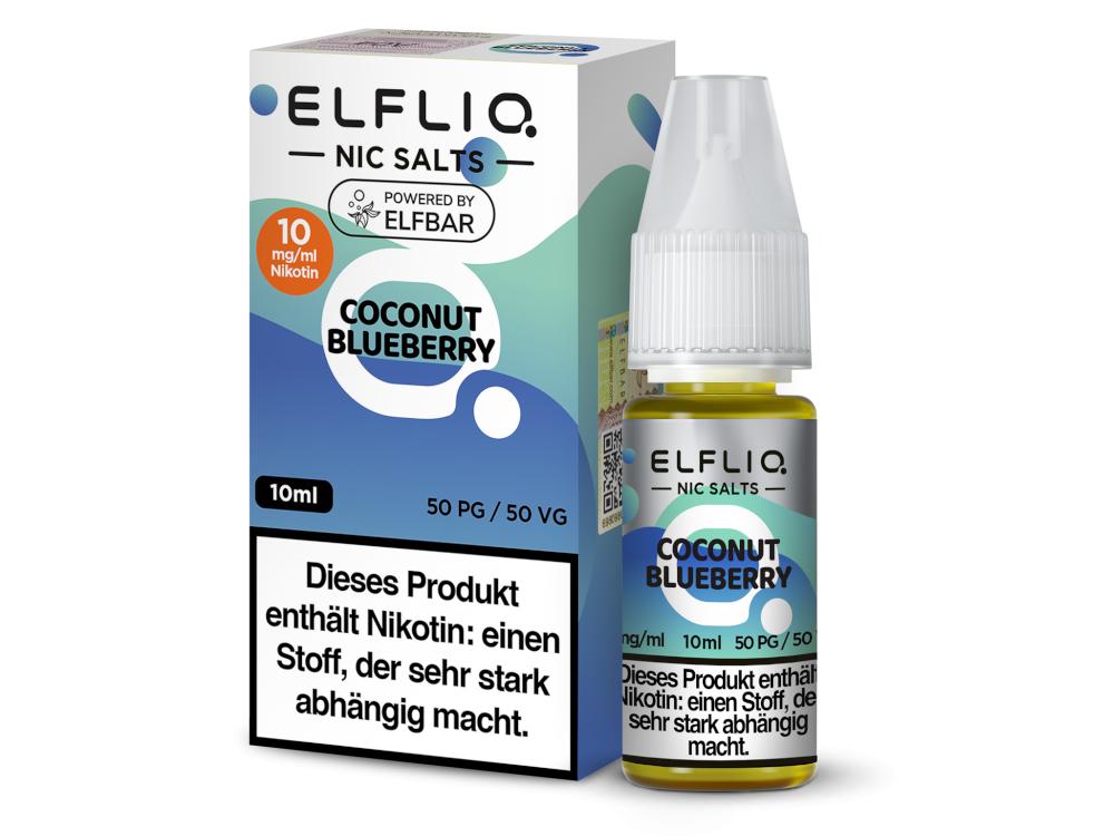 ELFLIQ - Coconut Blueberry - Nikotinsalz Liquid 10 mg/ml