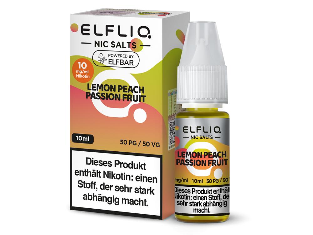 ELFLIQ - Lemon Peach Passion Fruit - Nikotinsalz Liquid 10 mg/ml
