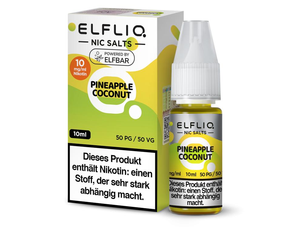 ELFLIQ - Pineapple Coconut - Nikotinsalz Liquid 10 mg/ml