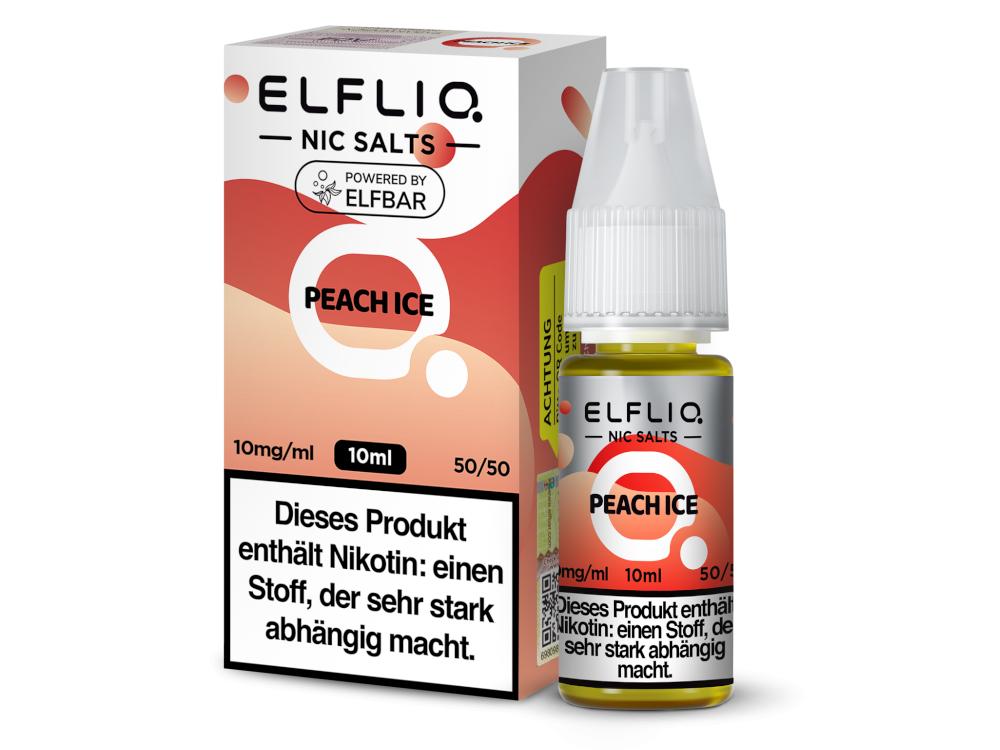 ELFLIQ - Peach Ice - Nikotinsalz Liquid 10 mg/ml