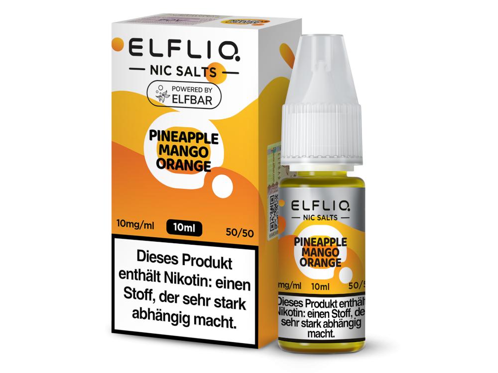 ELFLIQ - Pineapple Mango Orange - Nikotinsalz Liquid 10 mg/ml
