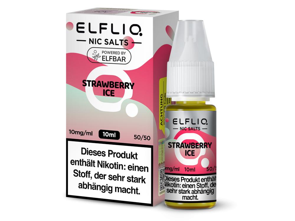 ELFLIQ - Strawberry Ice - Nikotinsalz Liquid 10 mg/ml