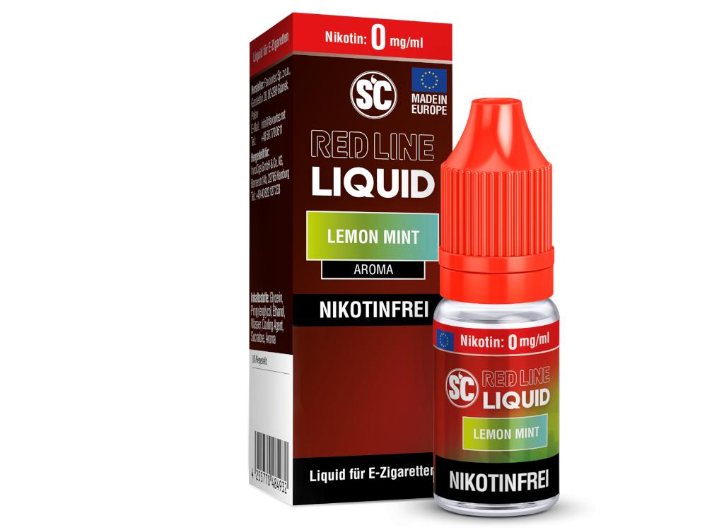 SC - Red Line - Lemon Mint - Nikotinsalz Liquid
