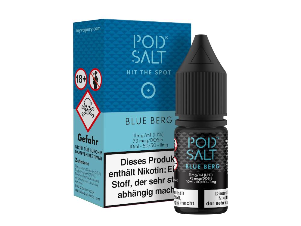 Pod Salt - Blue Berg - Nikotinsalz Liquid 