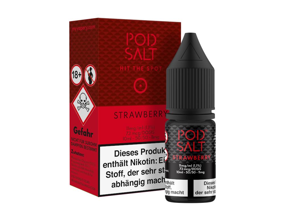 Pod Salt - Strawberry - Nikotinsalz Liquid 
