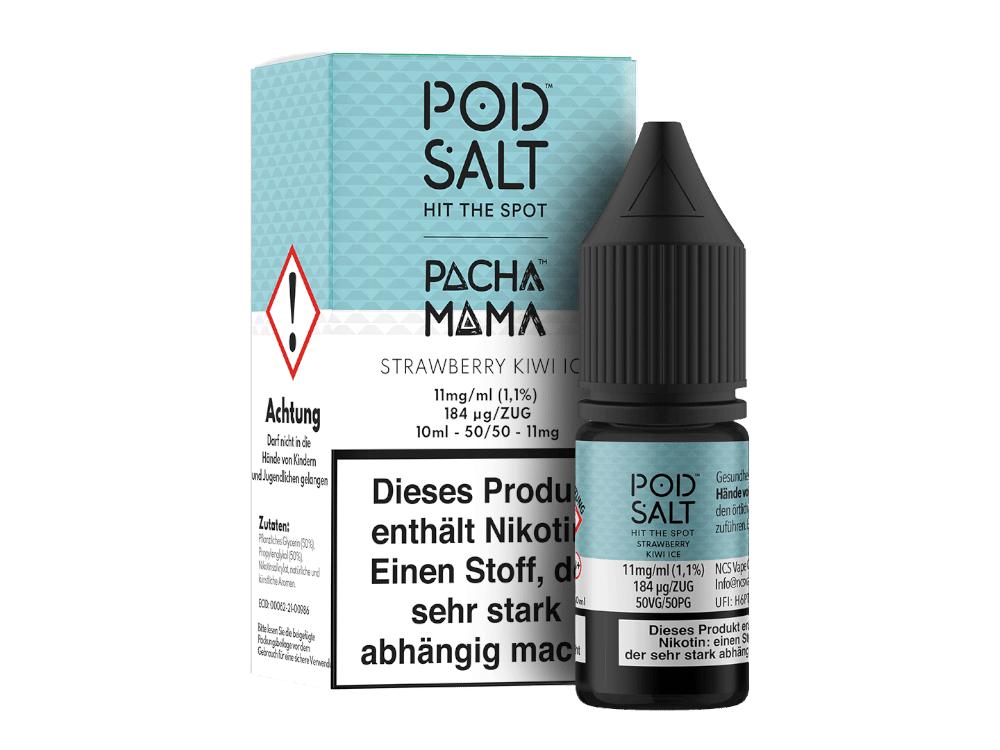 Pod Salt Fusion - Strawberry Kiwi Ice - Nikotinsalz Liquid 