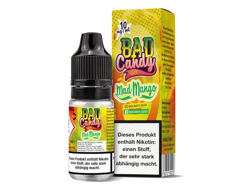 Bad Candy Liquids - Mad Mango - Nikotinsalz Liquid 