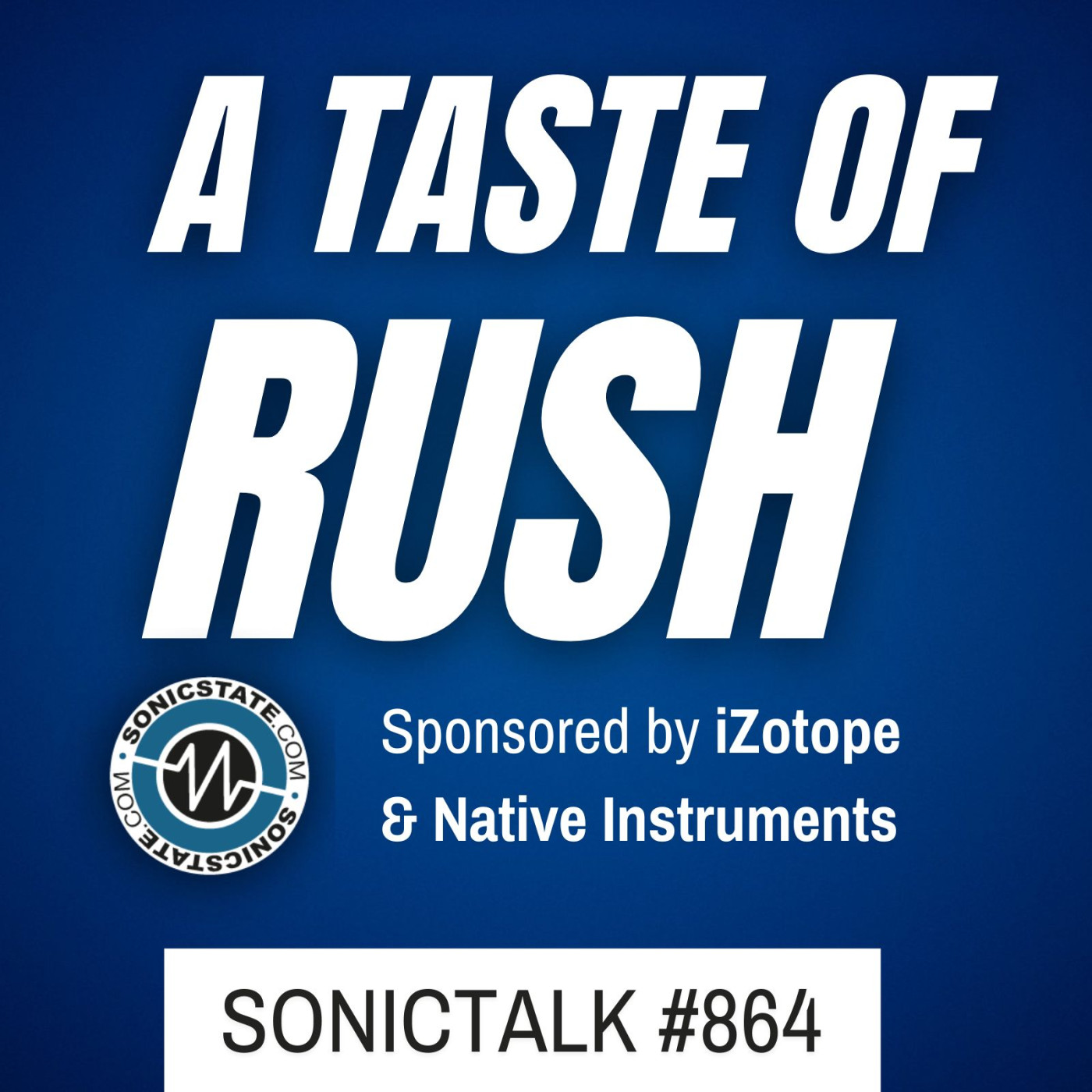 SonicTALK 864 -  Cherry Audio Trident, Rush Tour, Neuzeit Instruments DROP, Tiny Synths