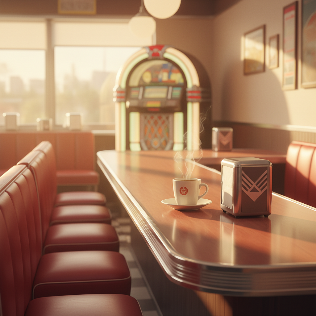 Morning Jukebox Grooves at the Diner