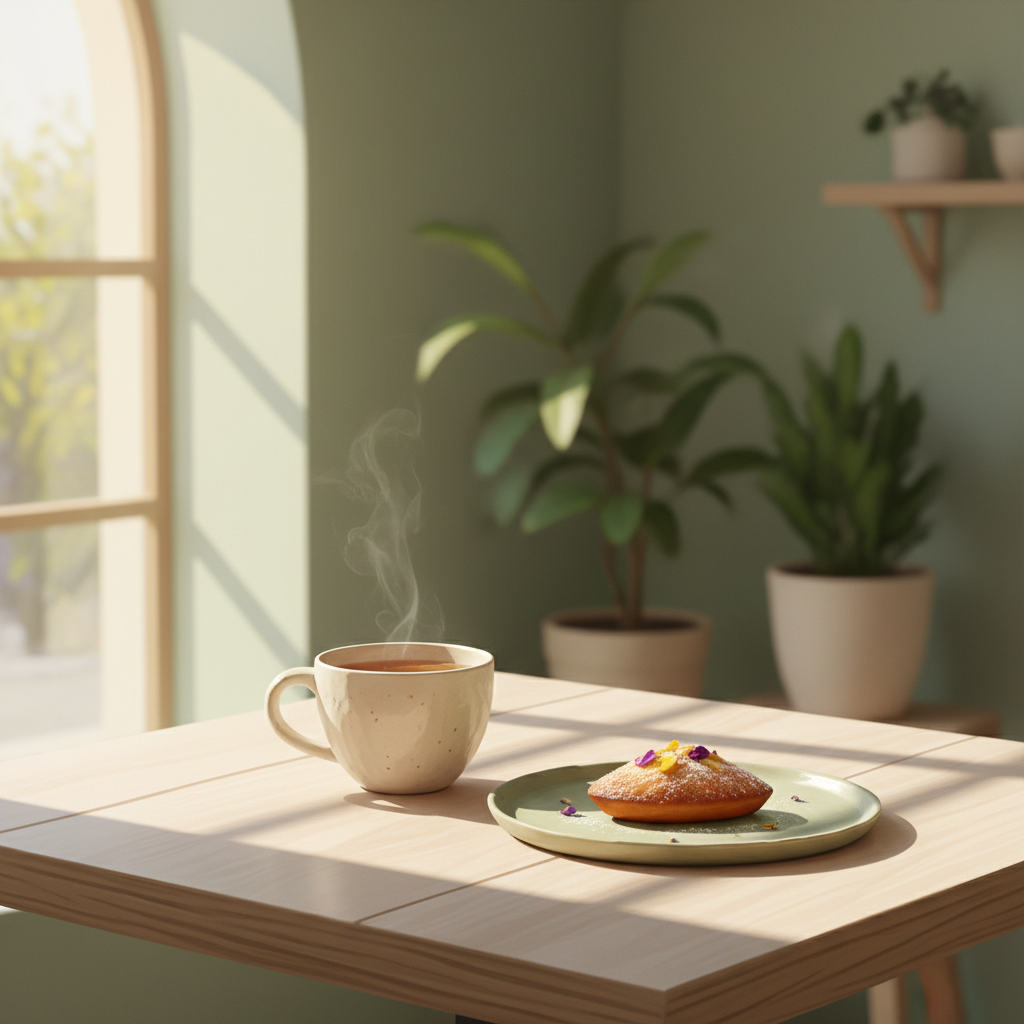 Zen Morning Cafe Awakening